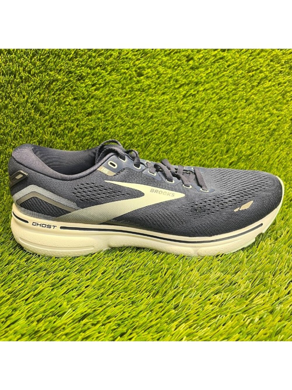 Brooks Ghost 15 Womens Size 11 Blue White Gray Athletic Running Shoes Sneakers